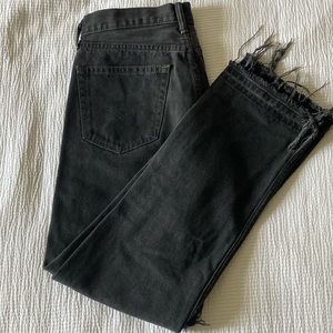 Levi’s low rise distressed jeans